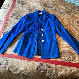 Vintage Linen blazer (size 4)
